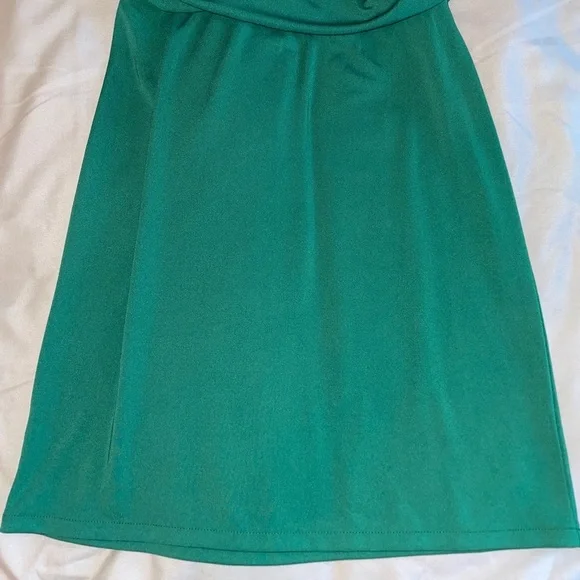 (NWT) ANN TAYLOR - forest green dress, knee length 👗 - Picture 3 of 8